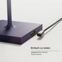 Sigor Nuindie Mini Akku Tischleuchte pflaumenblau – Bild 8
