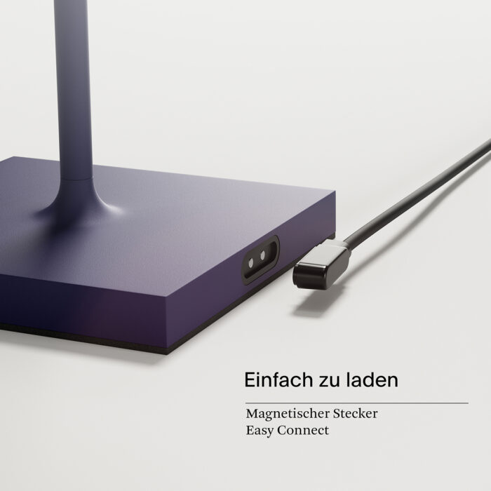Sigor Nuindie Mini Akku Tischleuchte pflaumenblau – Bild 8