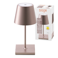 Sigor Nuindie Mini Akku Tischleuchte rosegold