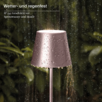 Sigor Nuindie Mini Akku Tischleuchte rosegold – Bild 8