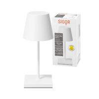 Sigor Nuindie Mini Akku Tischleuchte schneeweiß