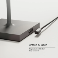 Sigor Nuindie Akku Tischleuchte eckig graphitgrau – Bild 8