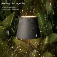 Sigor Nuindie Akku-Stehleuchte Graphitgrau USB-C – Bild 3