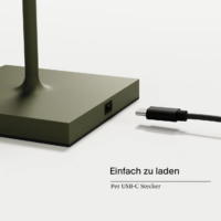 Sigor Nuindie Akku-Stehleuchte Tannengrün USB-C – Bild 7
