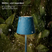 Sigor Nuindie Pocket Akku Tischleuchte delfinblau USB-C – Bild 10