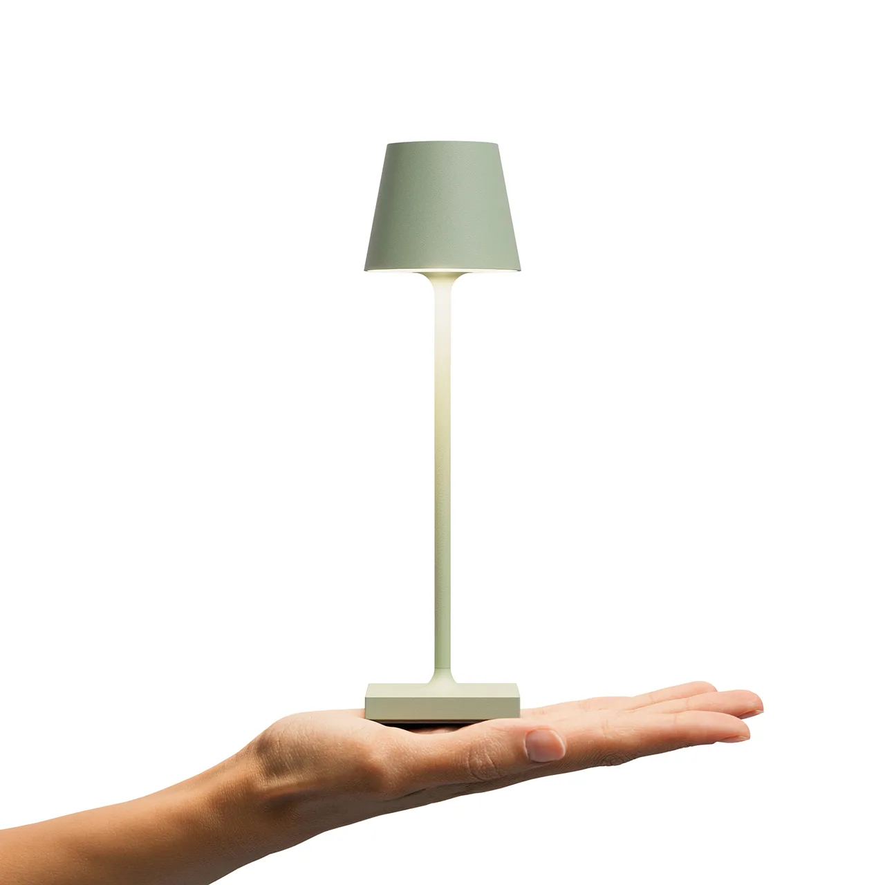 Sigor Nuindie Pocket Akku Tischleuchte salbeigrün USB-C – Bild 7