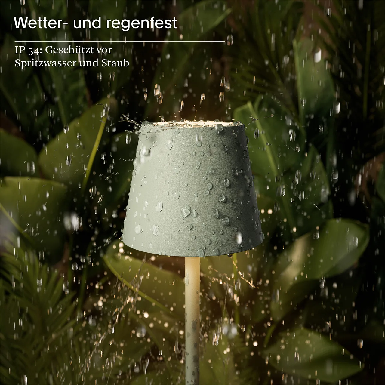 Sigor Nuindie Pocket Akku Tischleuchte salbeigrün USB-C – Bild 6