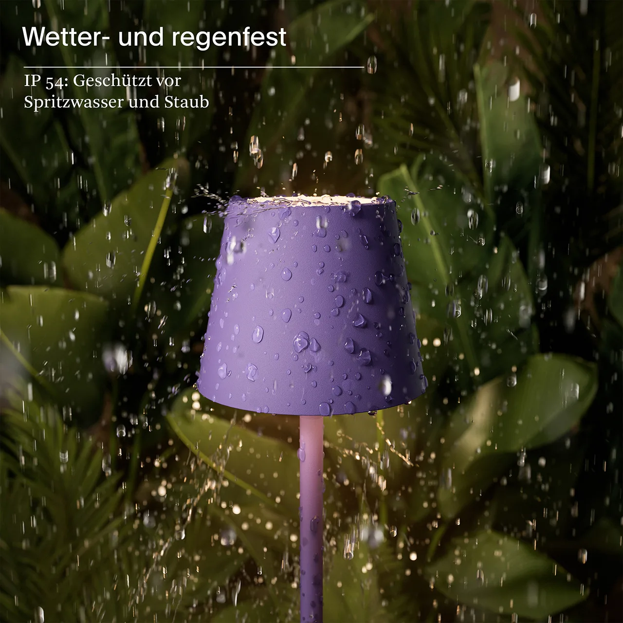 Sigor Nuindie Pocket Akku Tischleuchte veilchenlila USB-C – Bild 10