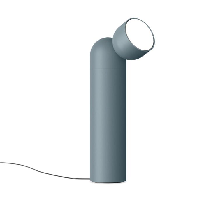 Vibia Plusminus Solo 6343 LED-Bodenleuchte mit Spot-Flachdiffusor Blau M1