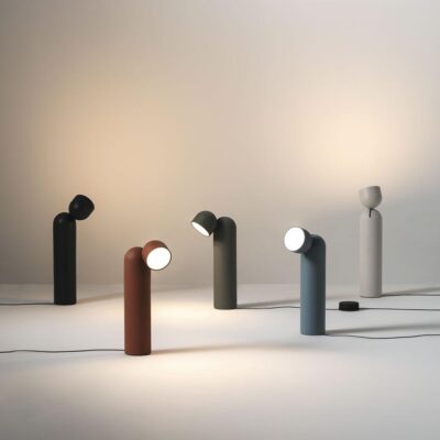 Vibia Plusminus Solo LED-Bodenleuchte mit Diffusor