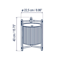 Bover Kando M/40/R Indoor Bodenleuchte mit Akku – Bild 7
