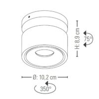 prediger.base p.011 L LED-Decken- und Wandstrahler – Bild 8