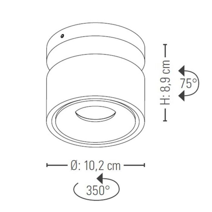 prediger.base p.011 M LED-Decken- und Wandstrahler flach – Bild 7