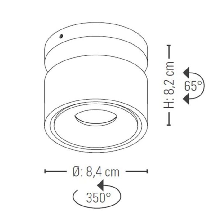 prediger.base p.011 S LED-Decken- und Wandstrahler flach – Bild 8
