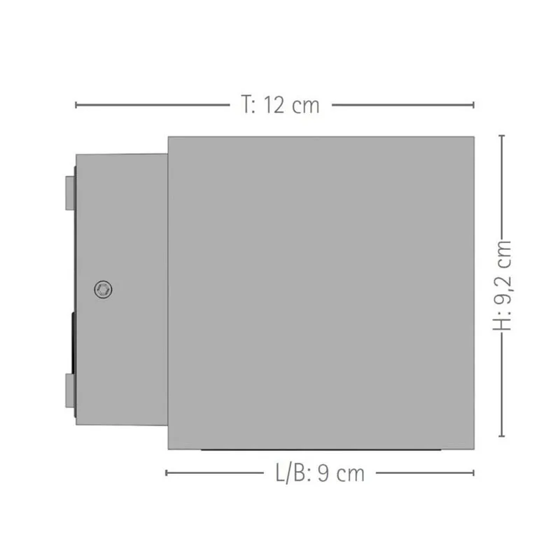 prediger.base p.026 LED-Wandleuchte Außen Q mit Downlight – Bild 4
