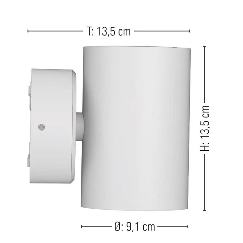 prediger.base p.026 LED-Wandleuchte Außen R Uplight/Downlight – Bild 7