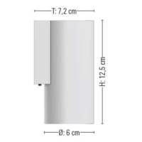 prediger.base p.035 GU10 Wandleuchte mit Downlight – Bild 6