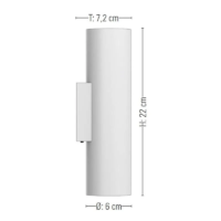 prediger.base p.035 GU10 Wandleuchte mit Uplight/Downlight – Bild 6