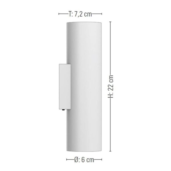prediger.base p.035 GU10 Wandleuchte mit Uplight/Downlight – Bild 6