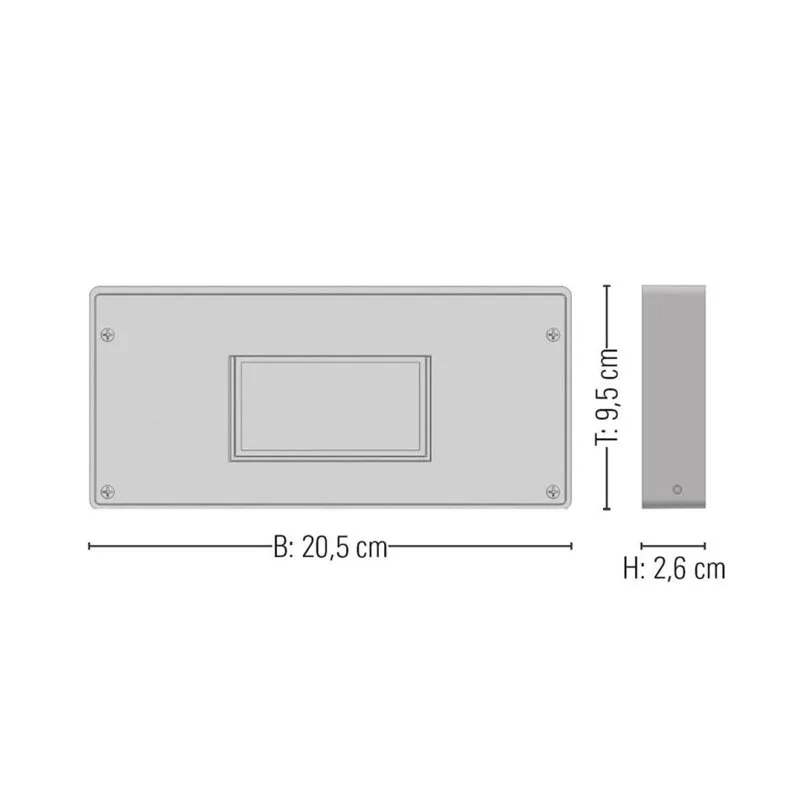 prediger.base p.036 LED-Wandleuchte S mit Uplight/Downlight – Bild 7
