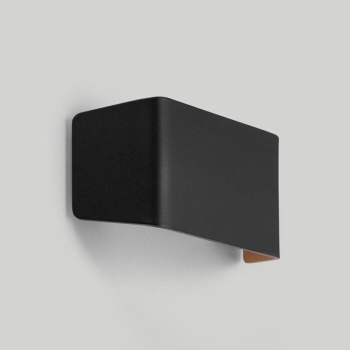 prediger.base p.046 LED-Wandleuchte A mit Uplight/Downlight schwarz rosegold