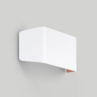 prediger.base p.046 LED-Wandleuchte A mit Uplight/Downlight weiss gold