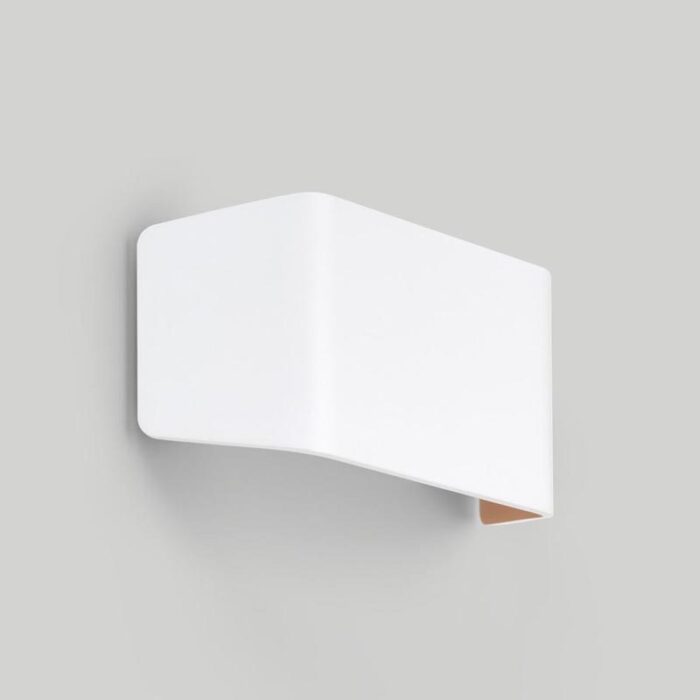prediger.base p.046 LED-Wandleuchte A mit Uplight/Downlight weiss gold