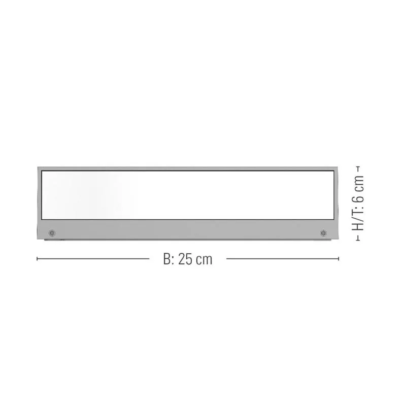 prediger.base p.052 LED-Wandleuchte Außen M mit Downlight – Bild 5