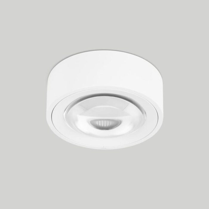 prediger.base p.078 LED-Deckenstrahler Aussen mit Linse - IP54 weiss