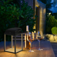 Gartenbeleuchtung Tipps - mobile Akku Leuchte von Prediger Base