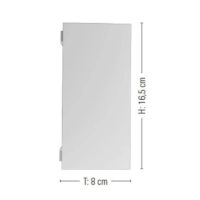 prediger.base p.125 GU10 Wandleuchte Außen mit Uplight/Downlight – Bild 4