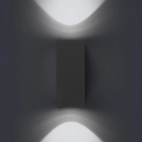 prediger.base p.126 LED-Wandleuchte Außen mit Uplight/Downlight – Bild 4