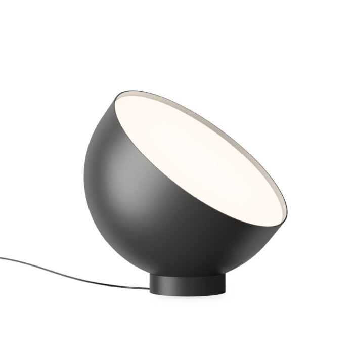 Vibia Plusminus Solo 6370 LED-Bodenleuchte mit Flachdiffusor schwarz