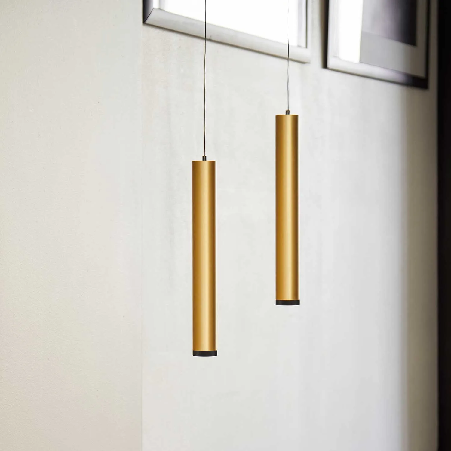 LOOM Design NYX P2 LED-Pendelleuchte Messing matt