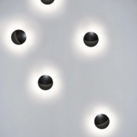 LOOM Design Smiley LED Wandleuchte Schwarz matt IP65 – Bild 5