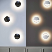 LOOM Design Smiley LED Wandleuchte Schwarz matt IP65 – Bild 6