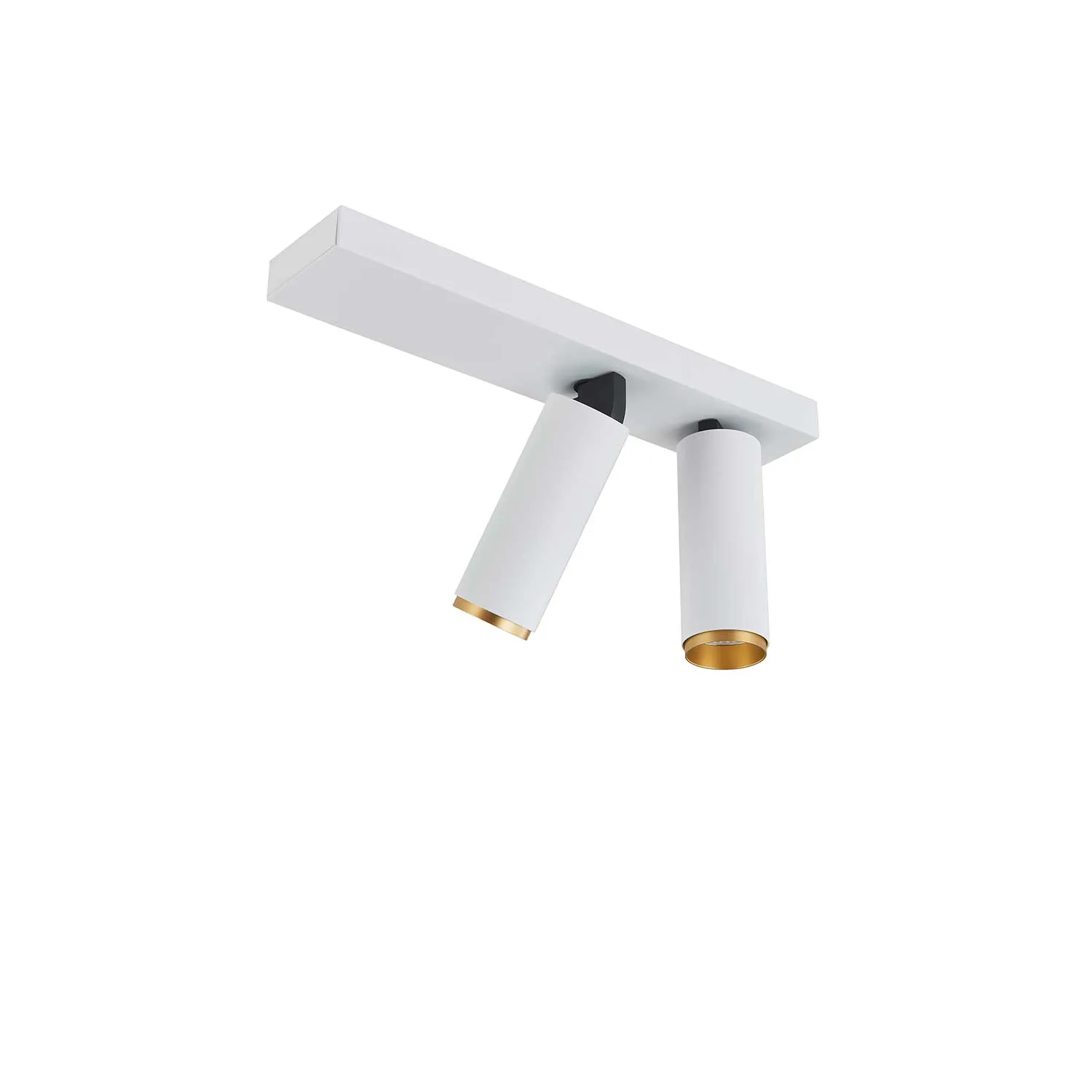 LOOM Design X-Beam Double LED-Deckenstrahler weiss gold