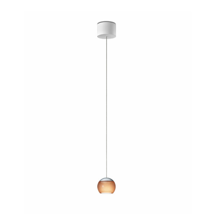 OLIGO Balino LED-Pendelleuchte 1-flammig Chrom Matt Tabak