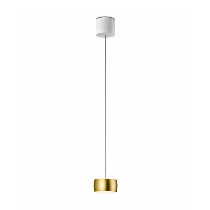 OLIGO Grace LED-Pendelleuchte 1-flammig weiss matt gold