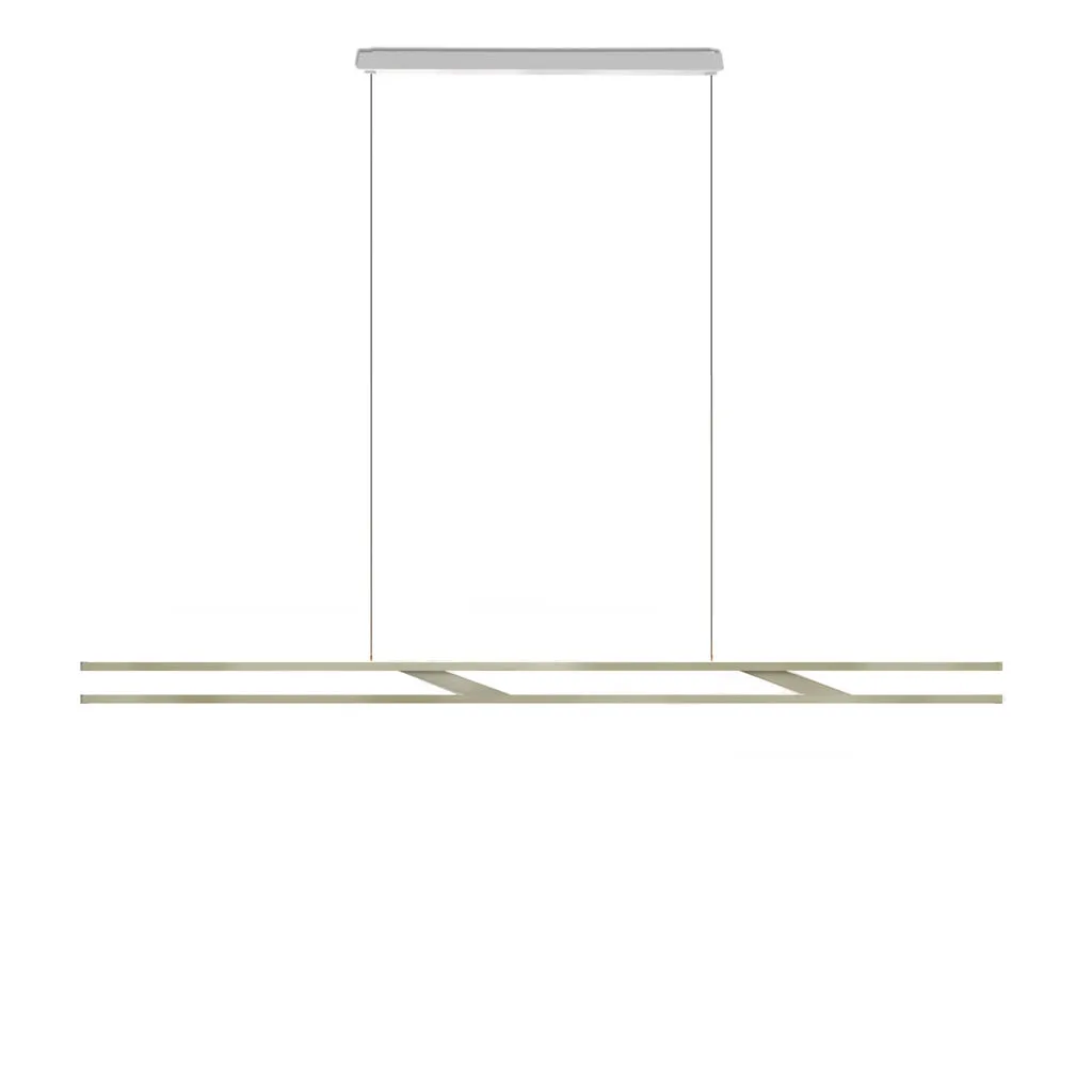 OLIGO Linto HA LED-Pendelleuchte Tunable White mit fixer Abhängung weiss matt creme