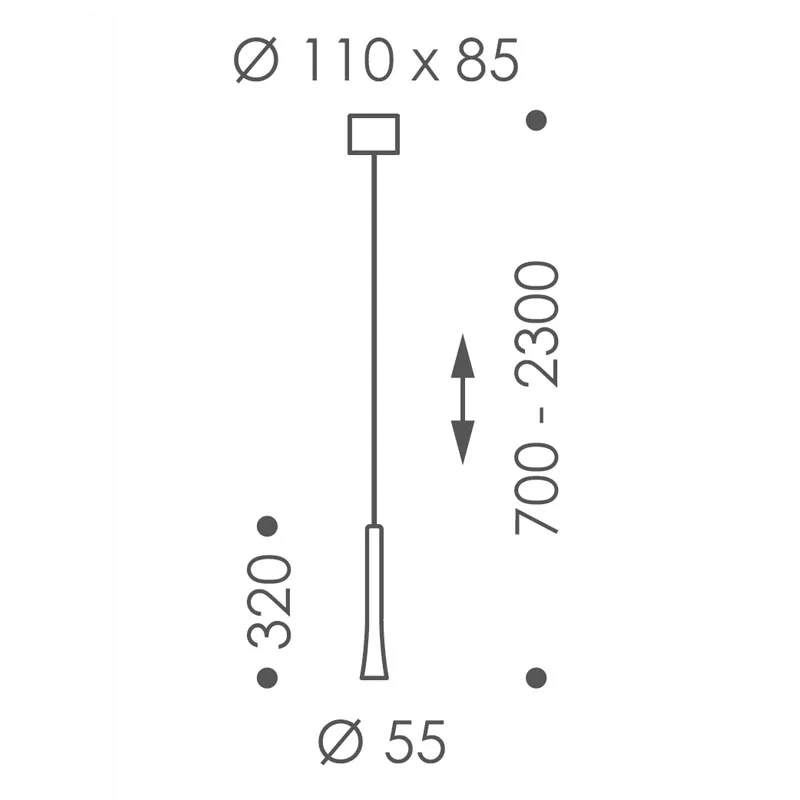 OLIGO Rio LED-Pendelleuchte 1-flammig unsichtbar höhenverstellbar – Bild 14