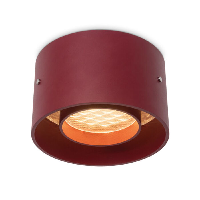 OLIGO Trofeo LED-Deckenleuchte Rot matt