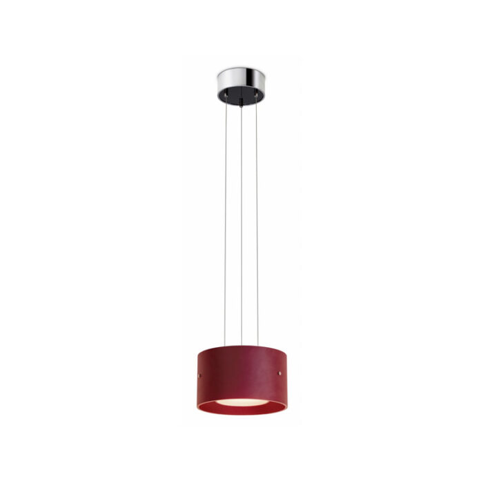 OLIGO Trofeo LED-Pendelleuchte 1-flammig rot matt