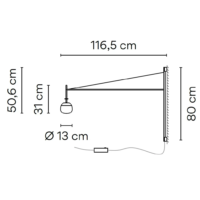 Vibia Tempo 5758 LED-Wandleuchte – Bild 7