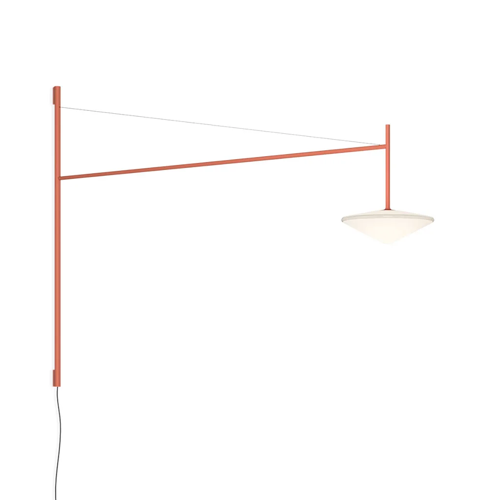 Vibia Tempo 5760 LED-Wandleuchte Terra Rot