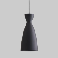 NYTA Pendelleuchte Pretty Long Schwarz matt