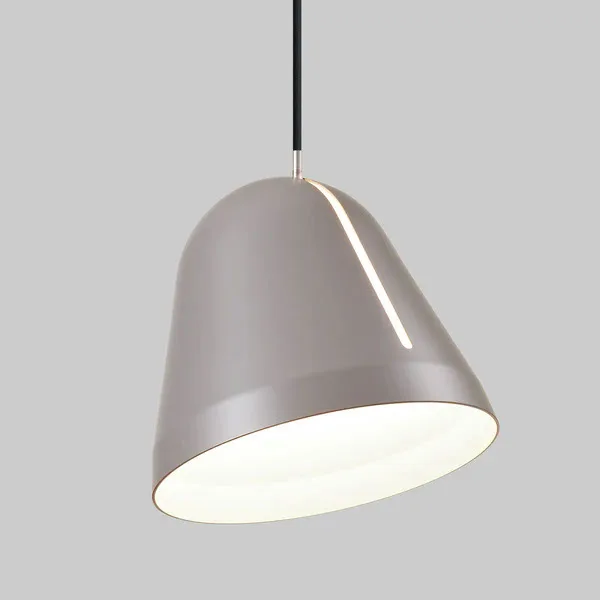 NYTA Pendelleuchte Tilt grau matt schwarz