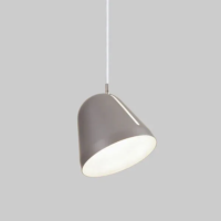 NYTA Pendelleuchte Tilt S grau matt weiss