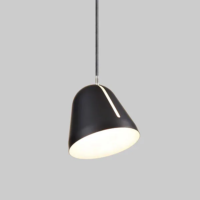 NYTA Pendelleuchte Tilt S schwarz matt grau