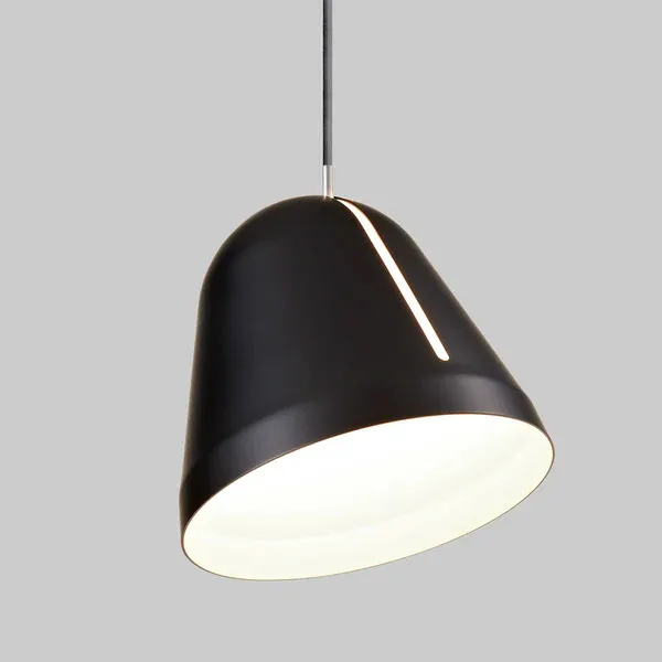 NYTA Pendelleuchte Tilt schwarz matt grau